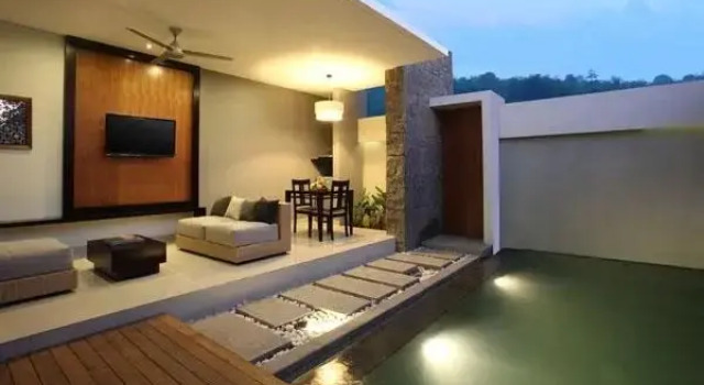 Restaurant at Samaja Bali VIllas, Забронировать Отель Семиньяк Бадунг