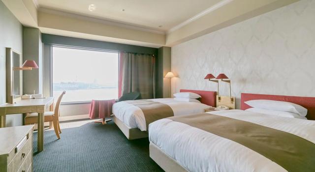 Двухместный номер Deluxe Hotel Seagull Tenpozan Osaka
