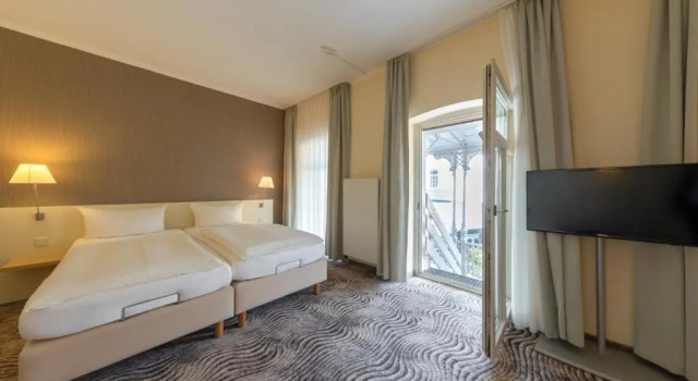 Двухместный номер Deluxe с балконом Michels Thalasso Hotel Nordseehaus