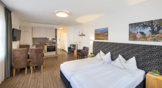 Семейные апартаменты Hotel Am Kurpark Späth