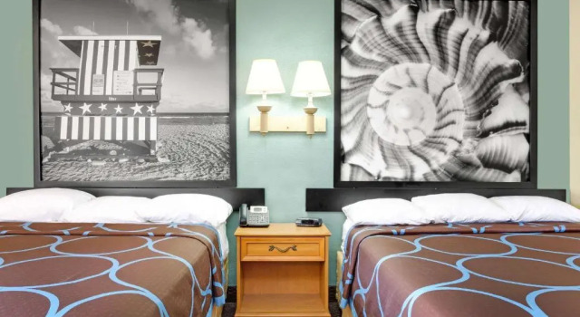 Четырёхместный номер Standard Super 8 by Wyndham St. Augustine