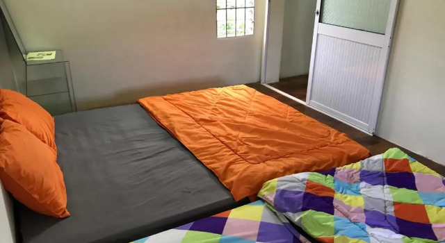 Кровать в общем номере Bao Loc Homestay