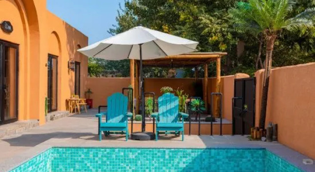 Taoguaner Yard (Beijing Daxing International Airport), Book Hotel Hoteller i Beijing Province med parkering, Parkering