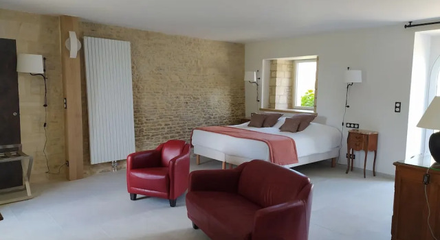 Студия Comfort Appartements La Grande Ferme Crépon - à la campagne 5mn dArromanches et 10mn de Bayeux