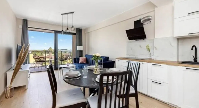 Апартаменты Holiday Apartment Right Next to the Beach Darlowko