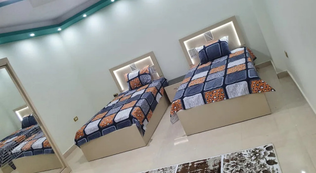 Lovely 3-bed Pyramids Viewapartment in Kafr Nassar, Rezervovat Apartmán Gíza 