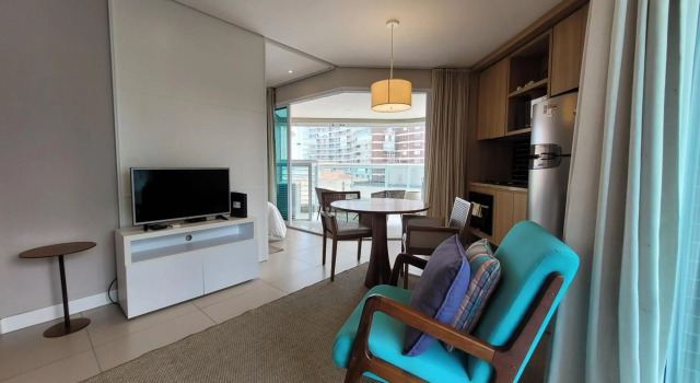 Book Santos - Estanconfor 1201 - Conforto e comodidade na quadra da Praia, Забронировать Отель Отели Сантос с бассейном, рядом с Стадион Vila Belmiro, Бассейн