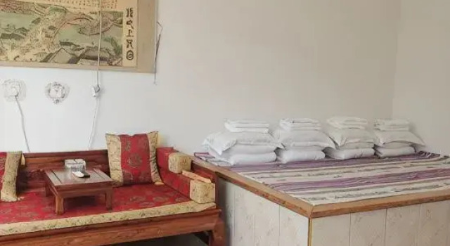 Кровать в общем номере Beijing Guest Laixiang Farmhouse