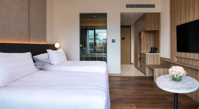 Четырёхместный номер Deluxe с видом на океан Курортный отель PARKROYAL Langkawi Resort