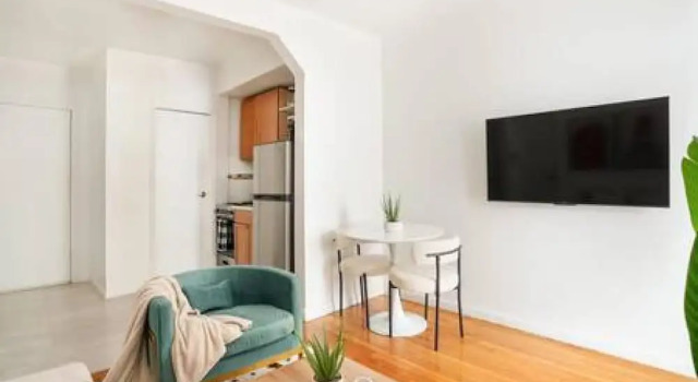 444-4d Prime Studio Hell s Kitchen, Забронировать Апартаменты/квартира Апартаменты Нью-Йорка, рядом с Театр имени Эля Гиршфельда, Апартаменты/квартира