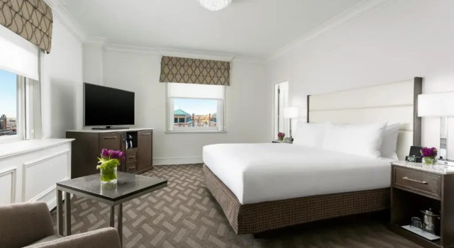 Двухместный номер Deluxe Отель Hilton Boston Park Plaza
