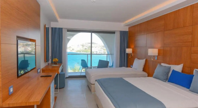 Двухместный номер Standard с видом на сад INFINITY BY YELKEN AQUAPARK&RESORTS KUŞADASI