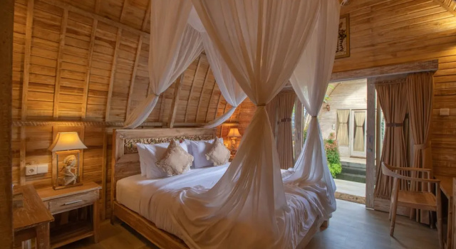 Вилла Deluxe c 1 комнатой с видом на сад Wana Shanti Villa