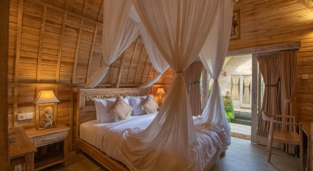 Вилла Deluxe c 1 комнатой с видом на сад Wana Shanti Villa