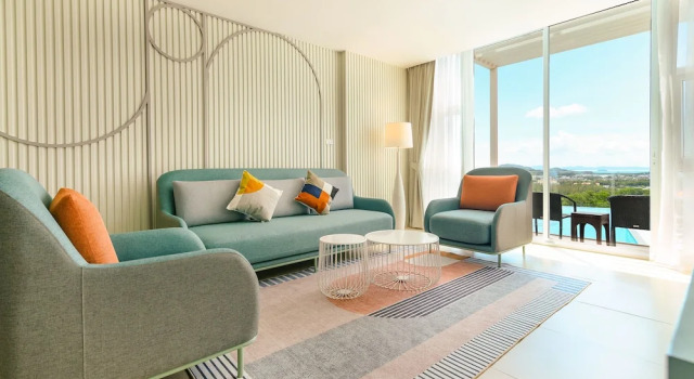 Номер Business с балконом и с видом на бассейн Hilltop Wellness Resort Phuket With Complimentary Onsen Access
