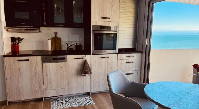 Апартаменты Studio, vue mer à 150m de la plage
