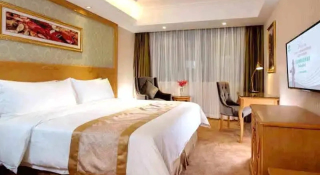Номер Deluxe с красивым видом из окна Vienna Hotel Guangzhou Chimelong Dashi Metro Station