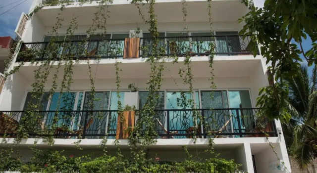 Oceanview Luxury Suite Steps from Quinta Avenida Balcony Infinity pool HMoon, Rezerwuj Apartament Playa del Carmen Quintana Roo