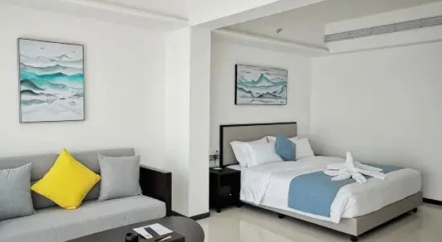 Семейный люкс c 1 комнатой Yimi Yangguang Seaview Holiday Apartment
