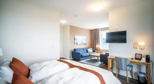 Двухместный номер Deluxe с видом на море Finnøy Bryggehotell - by Classic Norway Hotels