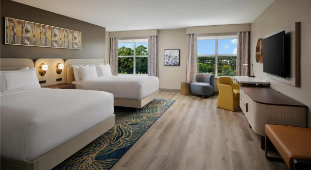 Четырёхместный номер Standard DoubleTree by Hilton Brunswick