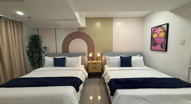 Семейный люкс с видом на залив Sapphire Seaview Park Suites, Staycation near MOA Arena and Concert Grounds