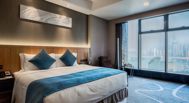 Номер Deluxe 重庆解放碑翰文大酒店 Chongqing Jiefangbei C Plaza Hotel
