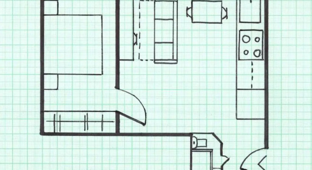 Апартаменты Superior c 1 комнатой с видом на внутренний двор Valdemāra Apartments