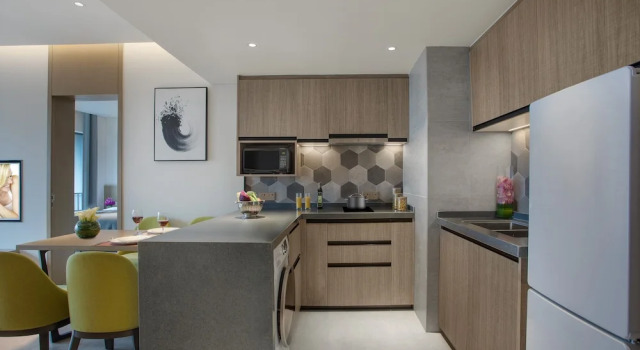 Номер Premier с 2 комнатами с балконом Citadines Songshan Lake Dongguan