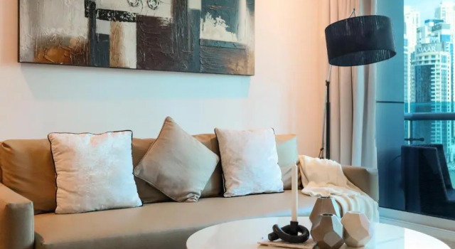 HiGuests - Spacious 1BR in Dubai Marina With Amazing Views, Забронировать Апартаменты/квартира Апартаменты Эмирата Дубая, рядом с Dubai Marina Yacht Club, Апартаменты/квартира
