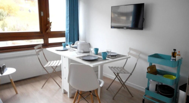 Studio in Huez, With Wonderful Mountain View