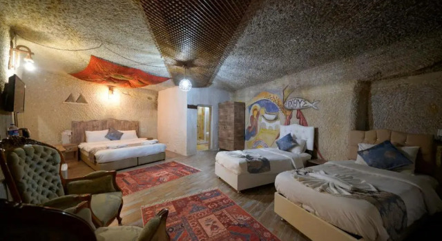 Семейный номер Deluxe Cave Adelya Cave Hotel Apartments