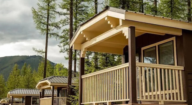 Номер Standard West Glacier Cabin Village