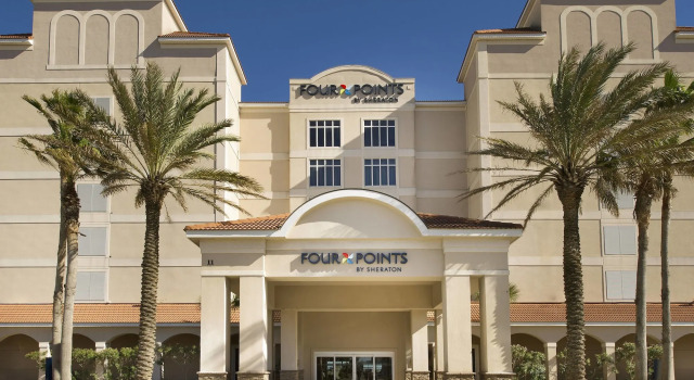 Four Points by Sheraton Jacksonville Beachfront, Забронировать Отель Отели Джексонвилл-Бич 3 звезды, рядом с Пирс пляжа Джексонвиля, 3*