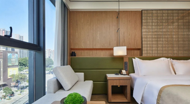 Двухместный номер Standard c 1 комнатой HuaMan Hotel DongGuan TangXia