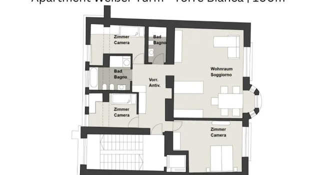 Апартаменты с 3 комнатами Alter Schlachthof