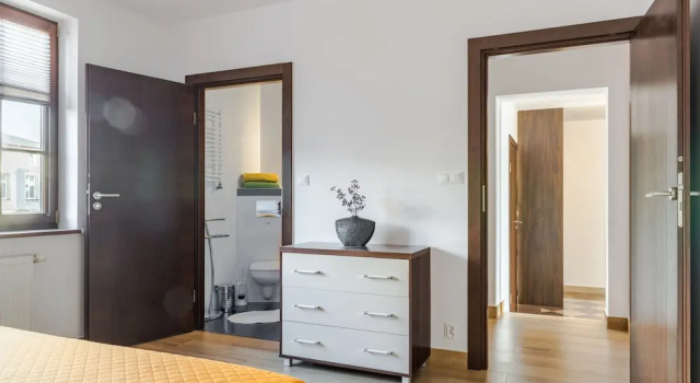 Апартаменты Deluxe с 2 комнатами Apartamenty Bałtyckie - Na Wydmie - winda, bezpłatny parking, 100m od port