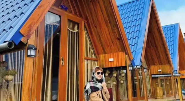 Бунгало Homestay Wooden House Măng Đen