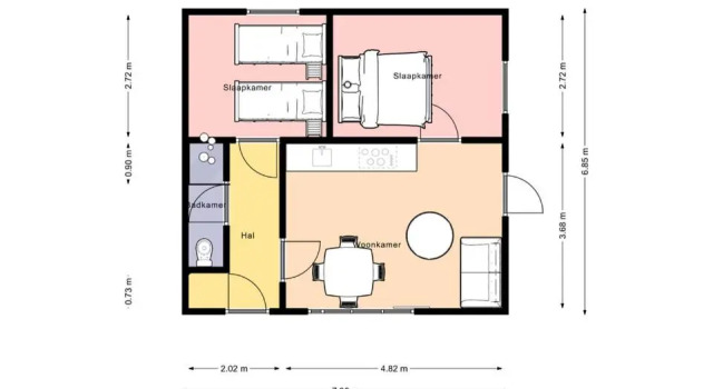 Апартаменты с 2 комнатами Molltaler Appartements en b&b