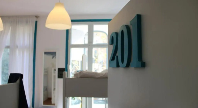 Кровать в общем номере Mediterranean Hostel Barcelona