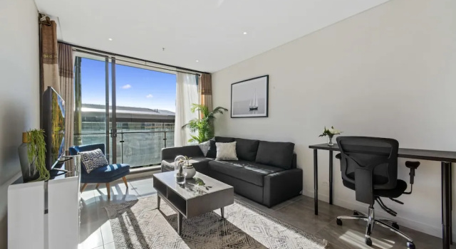 Апартаменты с 2 комнатами с балконом Full Darling Harbour View Luxury 2 Bedroom Apartment