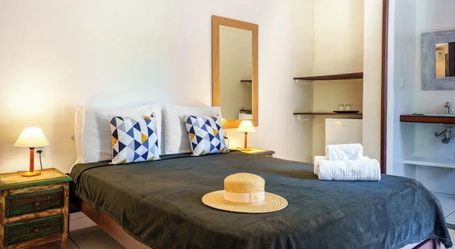 Четырёхместный семейный номер Standard Pousada Casa Cactus Praia da Tartaruga Búzios