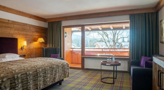 Номер Superior Relais & Châteaux Gut Steinbach Hotel Chalets SPA