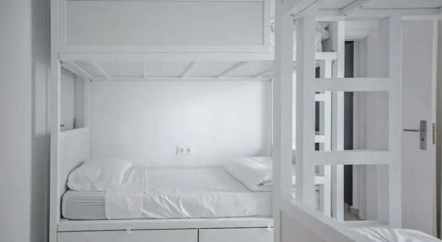 Кровать в общем номере Sun Lovers Hostel