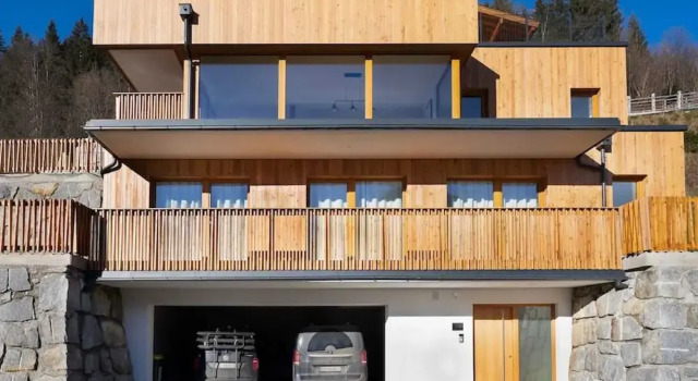 Exclusive Chalet With Sauna and Glacier View, Rezerwuj Chalet Hotele w Salzburg z parkingiem, Parking