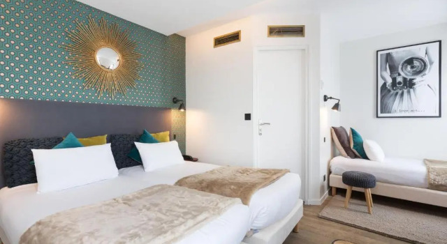 Трёхместный номер Standard Hotel OHM by Happyculture