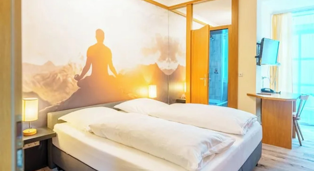 Económica Casal quarto Hotel Plankl