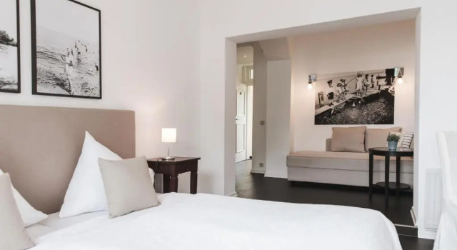 Двухместный номер Standard с балконом и с видом на озеро Strandhotel Sille