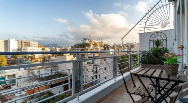 Номер Standard с видом на город Alekos Apartments 1