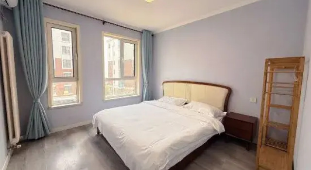 Люкс Comfort Deep Blue 1996 Seaview Apartment (Qingdao Golden Beach Branch)